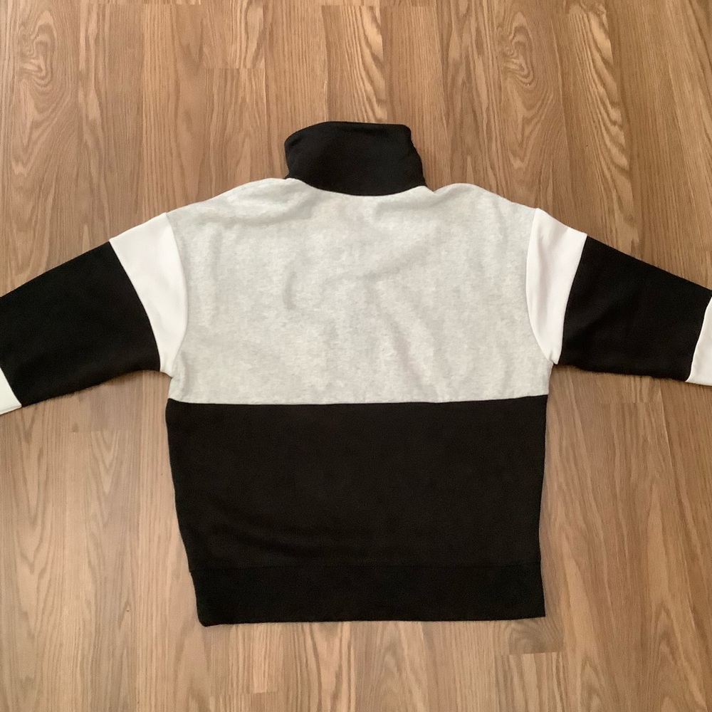 DSG Colorblock Women’s Size M Sweatshirt Snap Mock Neck Cotton Pullover NEW - Picture 6 of 15